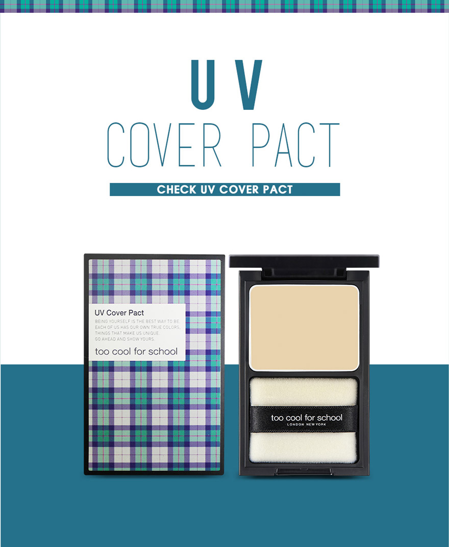 [Too Cool For School] Check UV Cover Pact SPF50+ PA+++